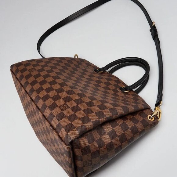 Louis Vuitton Black Damier Canvas Odeon Tote MM Bag - Picture 3 of 12